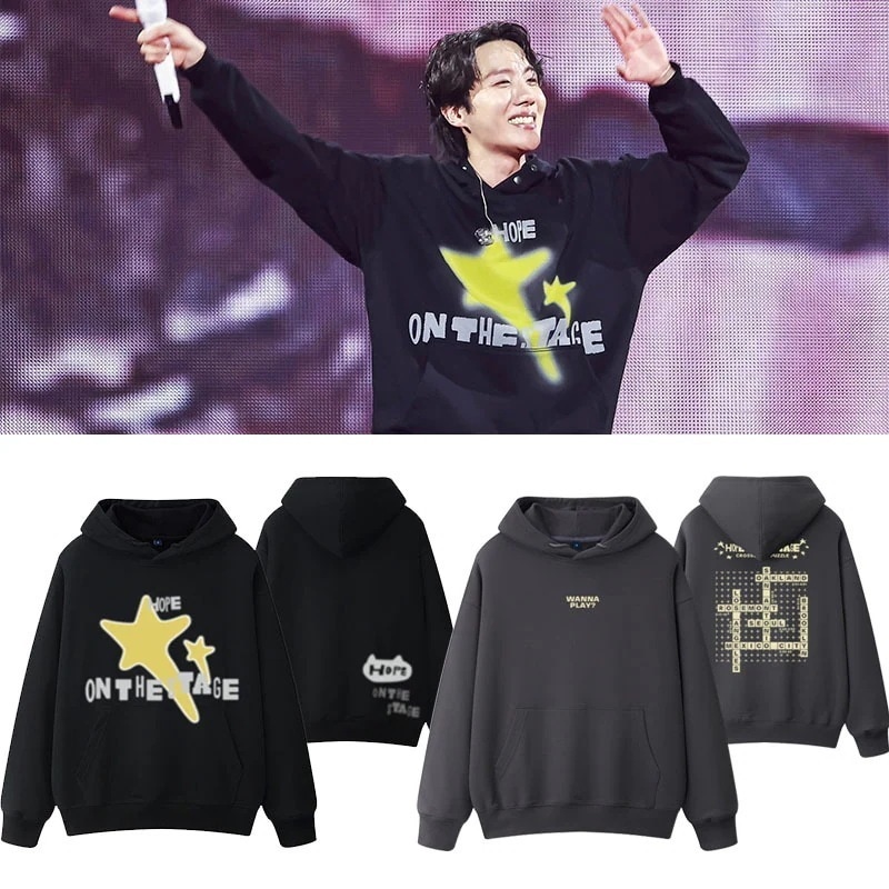 大人気！ J-HOPE パーカー 長袖 HopeOnTheStageトップス アウター 薄手 裏起毛 2タイプ おしゃれ 秋冬 2025 Tシャツ カットソー