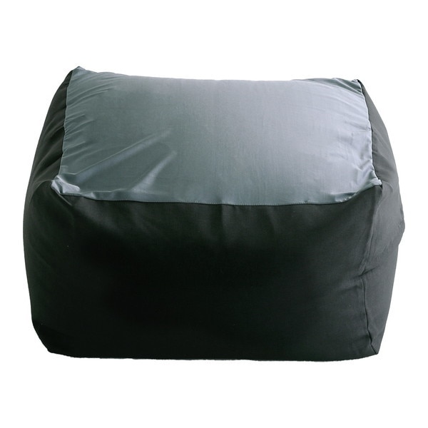 ホームテイスト SH-07-NGMVD-XL キューブ型ビーズクッション ダークカラー Guimauve Neo-ギモーブネオ- ダークカラー XLサイズ ブラック メーカー直送