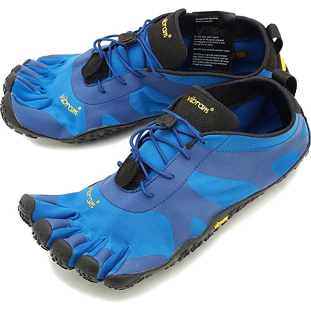 5本指シューズ V-ALPHA [19M7102] メンズ ベアフットスニーカー 靴 Blue/Black ブルー系 正規取扱店