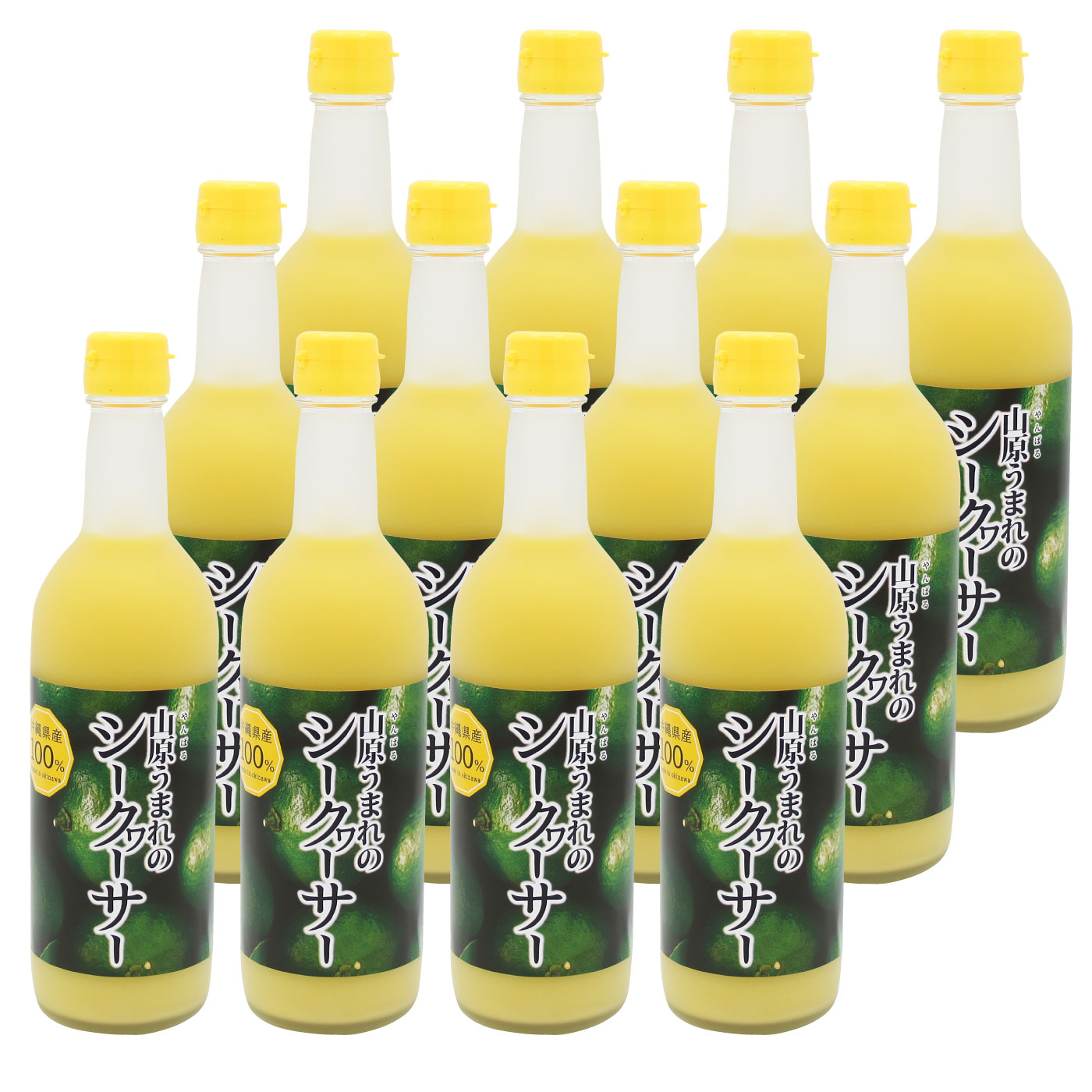 山原うまれのシークワーサー 500ml ×12本セット 沖縄産 山原 シークヮーサー 原液 100% ストレート ノビレチン ジュース 琉球フロント