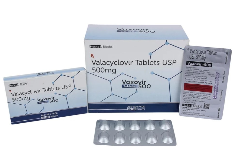 [ バルトレックスジェネリック ] Vaxovir 500mg 100錠 1箱