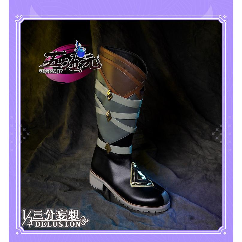 原神　コスプレ　レザー　靴　　ブーツ