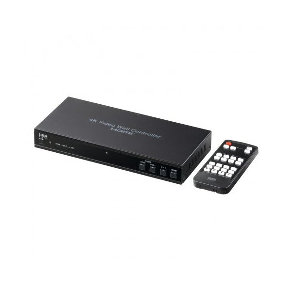 サンワサプライ 4画面ビデオウォールコントローラー（4K対応） VGA-PHD4VWC 1台