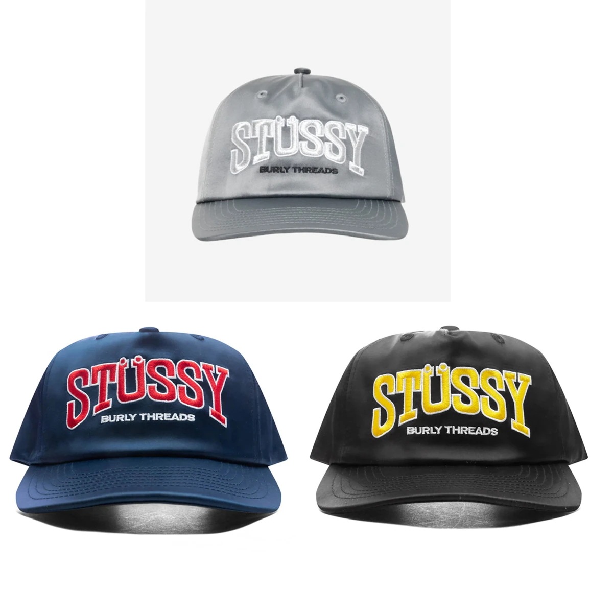 STUSSY キャップ 帽子 MD BURLY THREADS CAP ストラップ 1311161