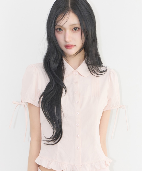 【ILLIGO】 SERA PUFF BLOUSE PINK 正規品