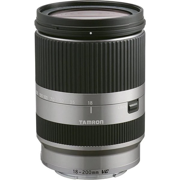 【中古】タムロン TAMRON 高倍率ズームレンズ 18-200mm F3.5-6.3 DiIII VC キヤノンEOS M用 ミラーレスカメラ EOS M専用 シルバー B011EM-SILVER