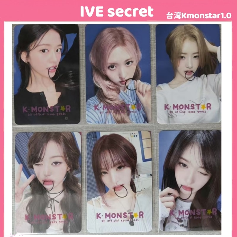 IVE SECRET KMONSTER 台湾 ポラロイド リズ Qoo10] IVE secret 台湾Kmonsta
