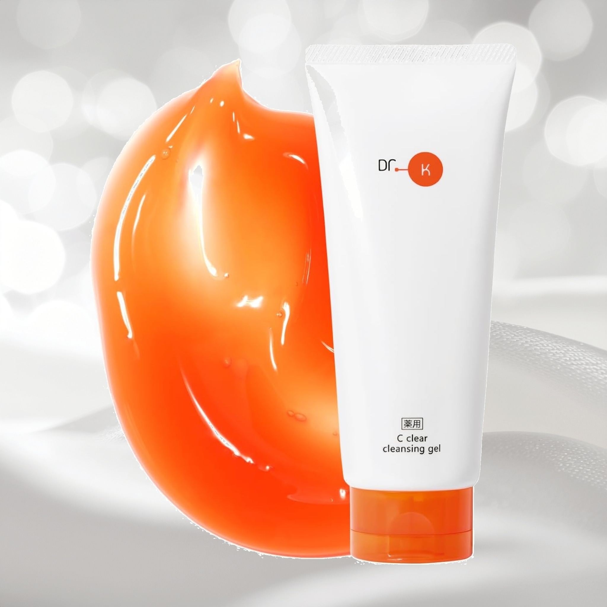 ドクターケイ(Dr.K) 薬用Cクリアクレンジングジェル(医薬部外品)【メイク落とし】ビタミンC誘導体 毛穴 W洗顔不要 まつエクOK クレンジング