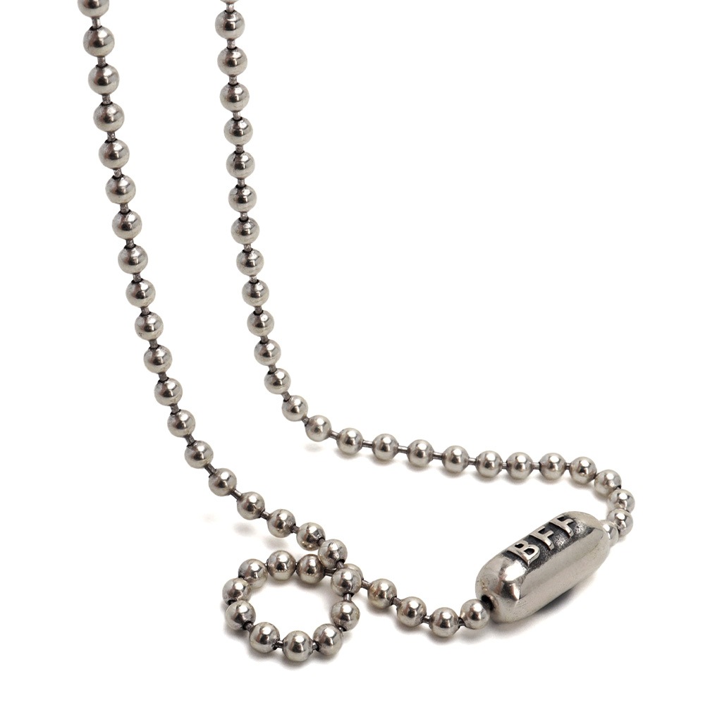 BFF 925 ボールチェーンネックレス 幅3mm [bffns036-3mm-60cm]