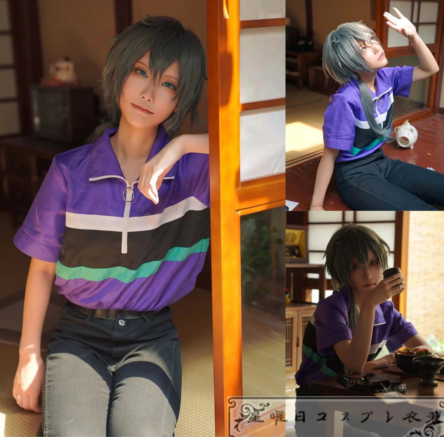 『一部在庫あり』 ES あんさんぶるスターズ！！空腹戦争 椎名ニキ Ｔシャツ　普段服 コスプレ衣装 コスチューム ハロウィン 変装 仮装