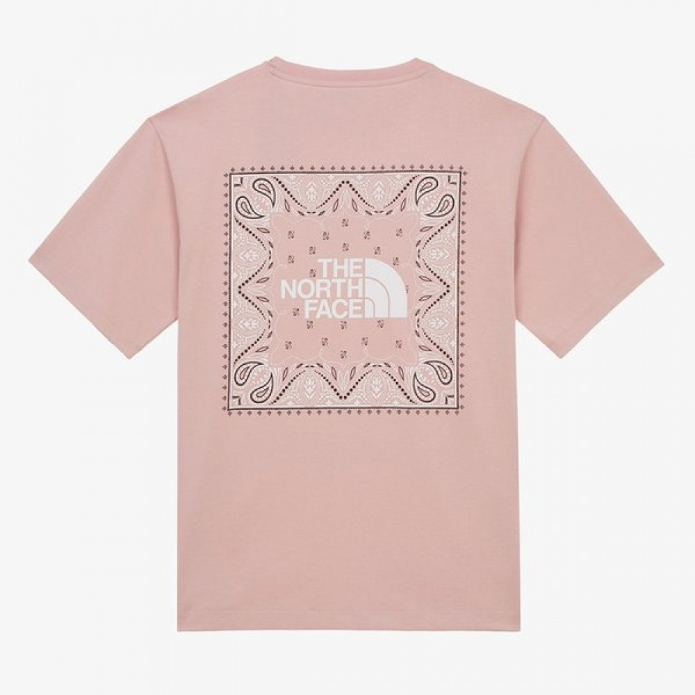 [ノースフェイス公式] NT7UR13C メンズバンダナ半袖Tシャツ_ペールピンク