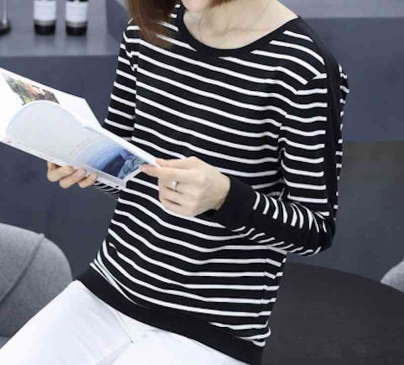 Tシャツ レディース ゆったり ブランド 春 キャンバー コーデ 綿 ブラック ブラウス 40代 カットソー カジュアル ロング かわいい トレーナー 冬 厚手 人気 ティーシャツ Vネック 無地 秋