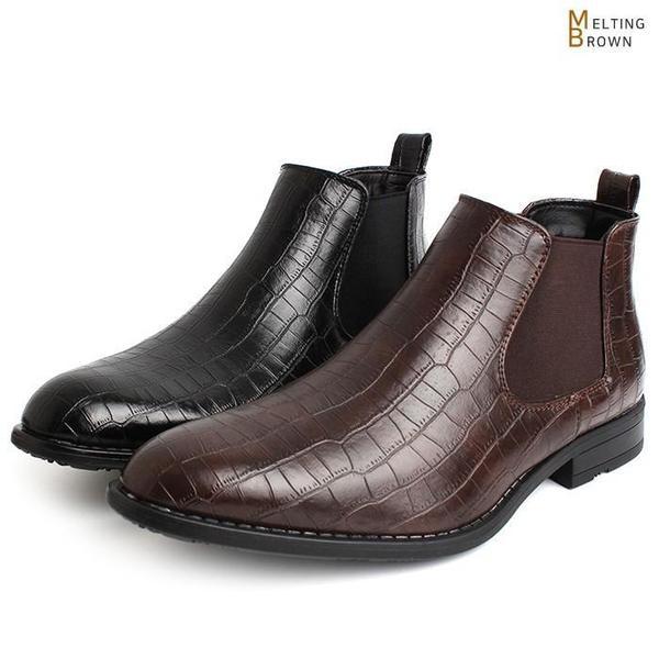 メンズアンクルブーツ メンズチェルシーブーツ 牛革シューズ WN1