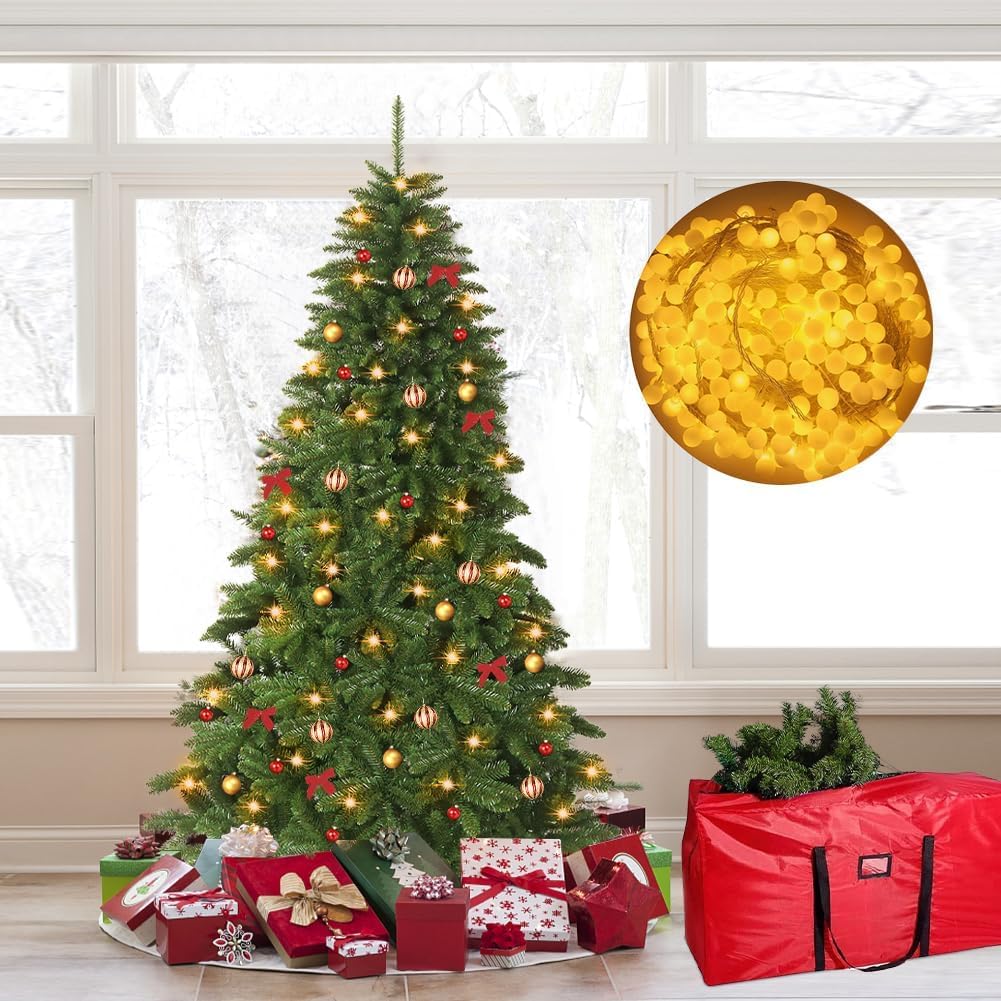 yazi クリスマスツリー180cm 1000枝豪華増量 ヌードツリー 高級 高濃密度 自動開き設計 15のLEDライト付き クリスマス オーナメント おしゃれ クリスマス飾り グッズ 北欧 chr