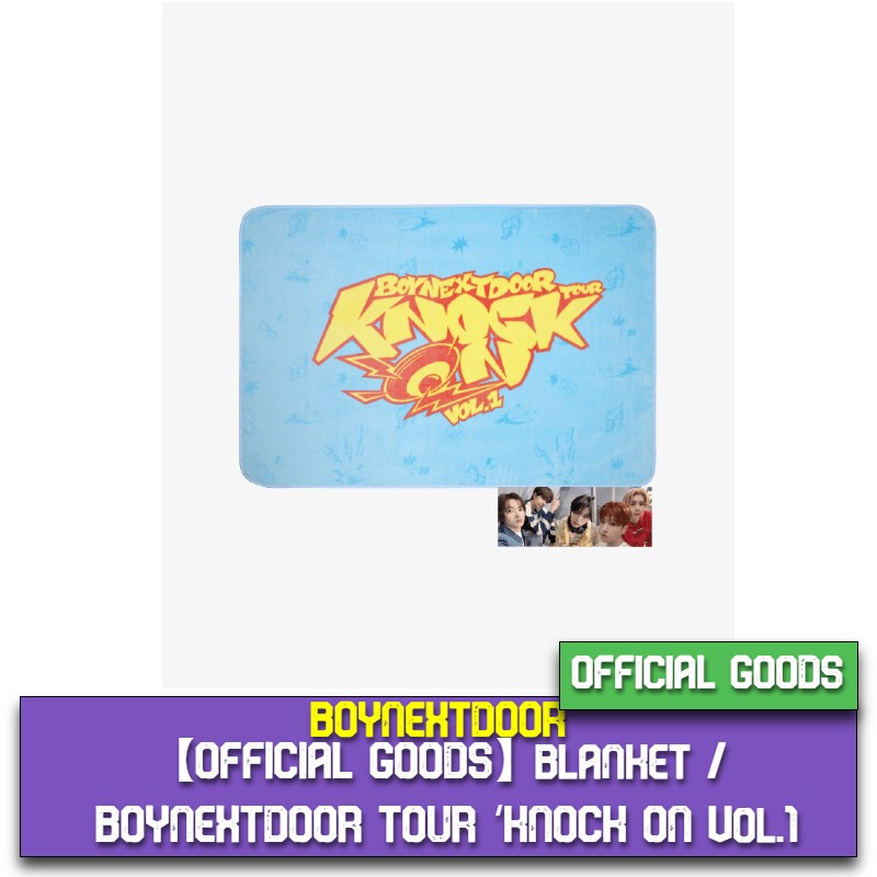 【OFFICIAL GOODS】 BLANKET / BOYNEXTDOOR TOUR ‘KNOCK ON Vol.1