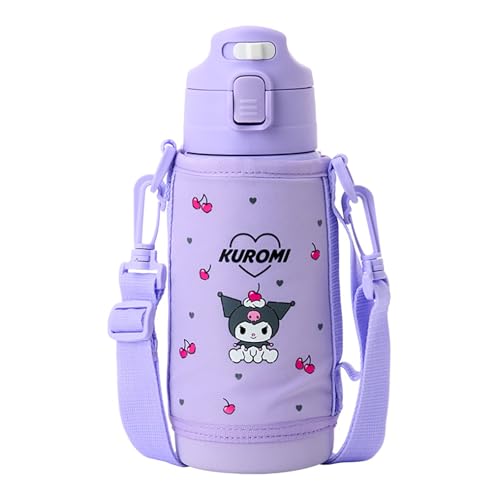 サンリオ(SANRIO) 2WAYステンレスボトル クロミ 子供 保温・保冷両用 容量：コップ使用時620mL ダイレクトキャップ使用時670mL 名前スペース付き 096075