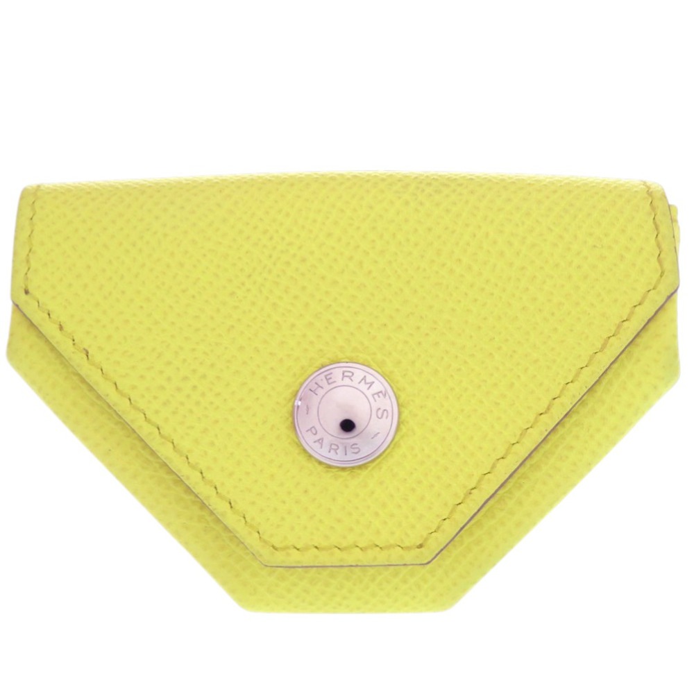 美品 ルヴァンキャトル コインケース/エプソン ライム Q刻刻印 0448【中古】 レディース