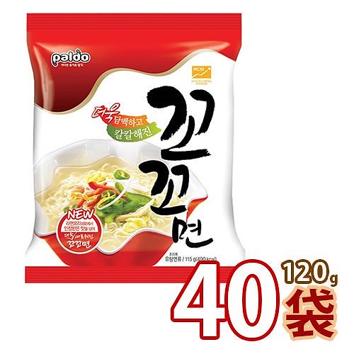 八道ココ麺 120g x 40袋 (1BOX) 韓国ラーメン インスタントラーメン コッコメン ココメン 白いスープ (韓国風チキンラーメン) ピリ辛(01641x40)