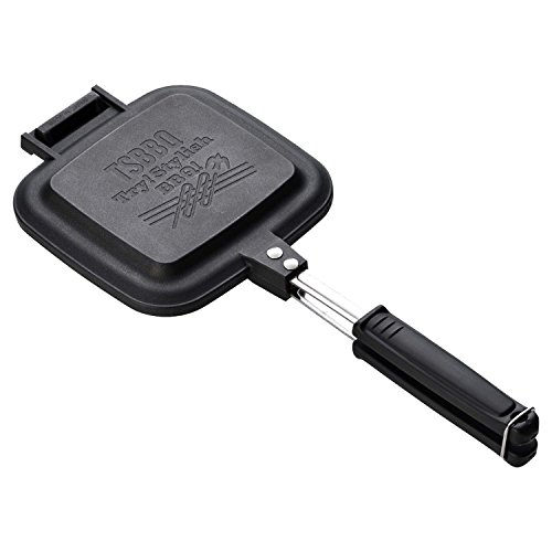 【燕三条製】 TSBBQ ホットサンドメーカー TSBBQ-004 パンの耳がくっついて中身が出ない