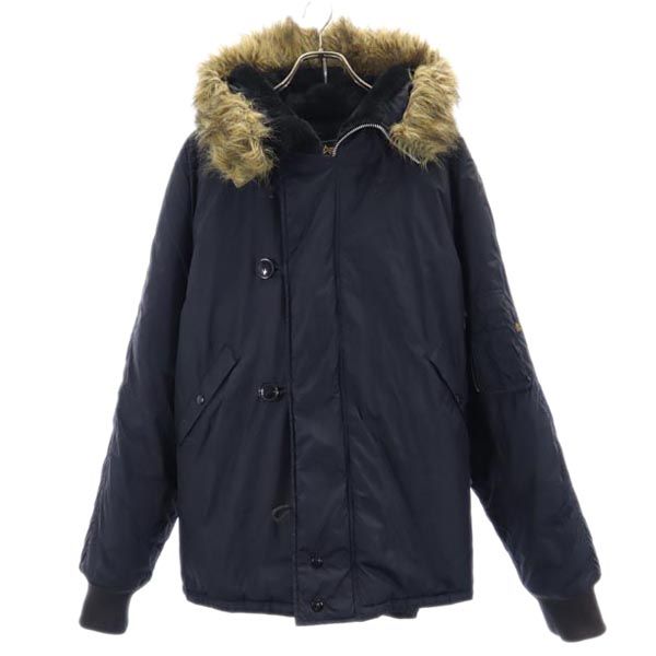 ナイロン 中綿ジャケット XL 黒 メンズ
