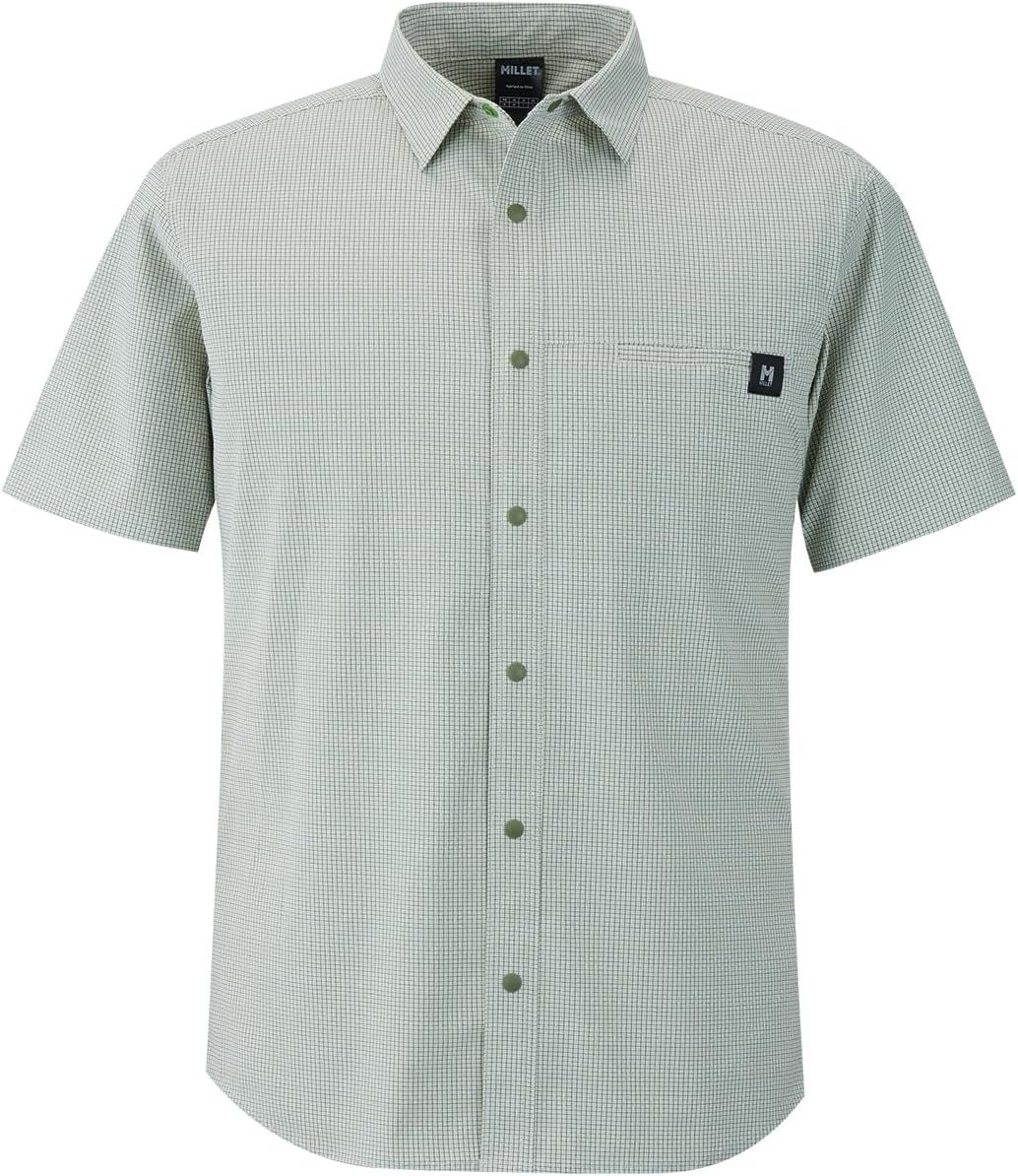 登山シャツ インセクト バリヤー チェックシャツ ショートスリーブ MIV03195 メンズ