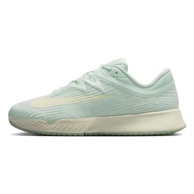 ナイキ(NIKE) 2026 SU レディース Vapor Pro 3 ヴェイパー プロ 3 HC ハードコート用テニスシューズ FZ2158-301Bグリーン×Cミルク