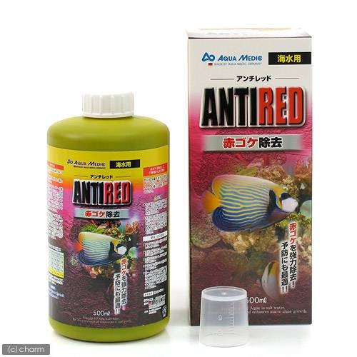 カミハタ　アンチレッド　５００ｍＬ　海水用　赤ゴケ　藍藻　シアノバクテリア　ＣＲＣ10―45―55―20―00 5,146円