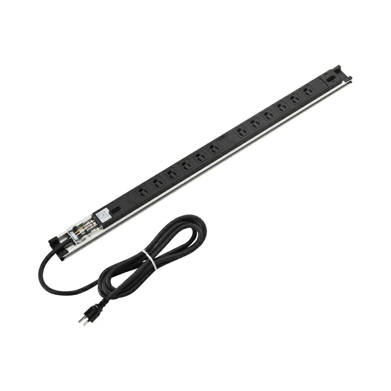 19インチサーバーラック用コンセント 15A 3P 12個口 3m TAP-SV1512