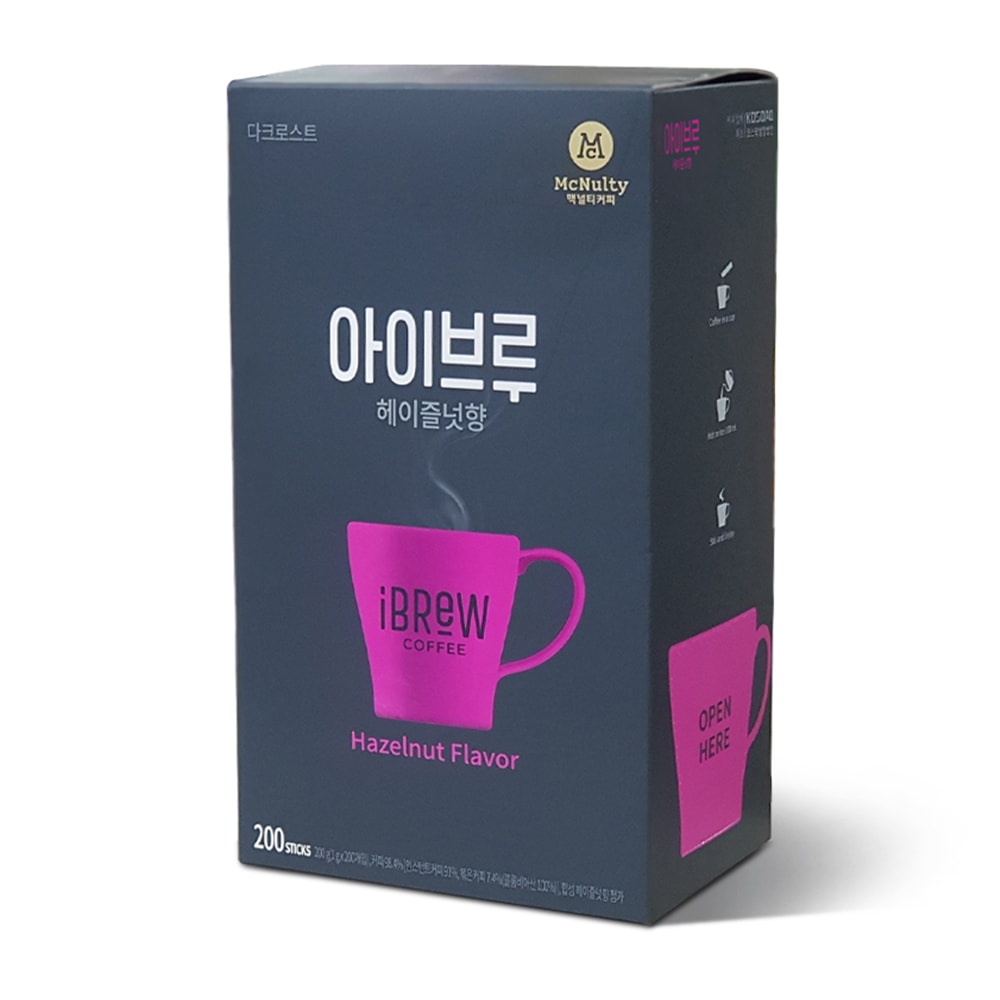（TF023）マクナルティiBrewミニヘーゼルナッツの香りコーヒー豆ミックス/韓国発送