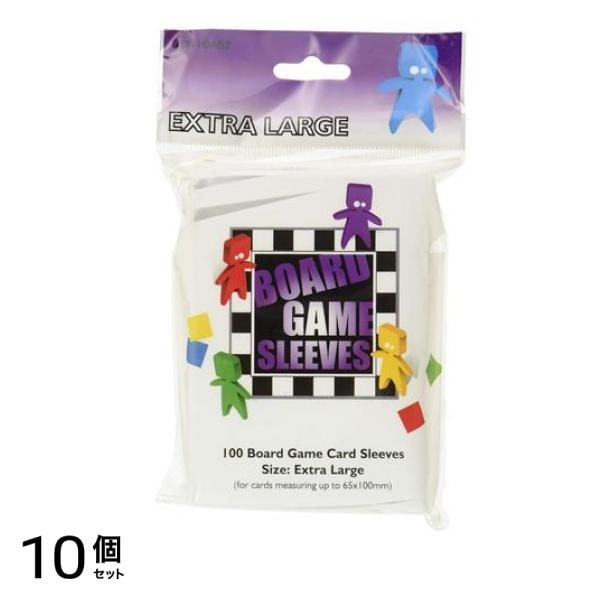 ボードゲームスリーブ ノングレア Extra Large 65x100mm用 100枚入 10個セット