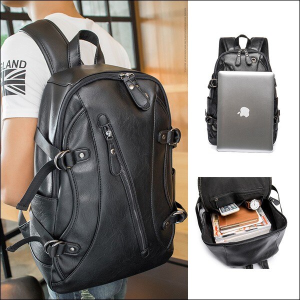 リュック ビジネス PC 通勤 通学 メンズ A4 レザー 男女兼用 レトロ ビジネス