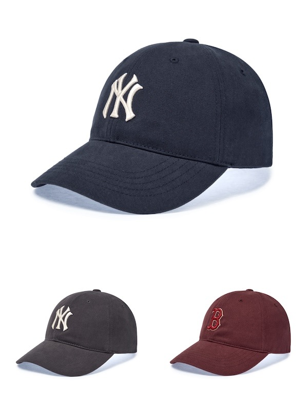 3ACPB135N ピッチツイール ストラクチャー ベースボールキャップ ニューヨークヤンキース 正規品保証 関税負担なし 韓国限定販売 男女共用