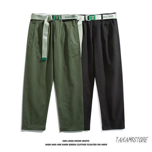 サルエルパンツ パンツ メンズ 無地 涼しいズボン リラックス ファッション スラックス 春 夏 秋 ワークパンツ 作業着 作業ズボン