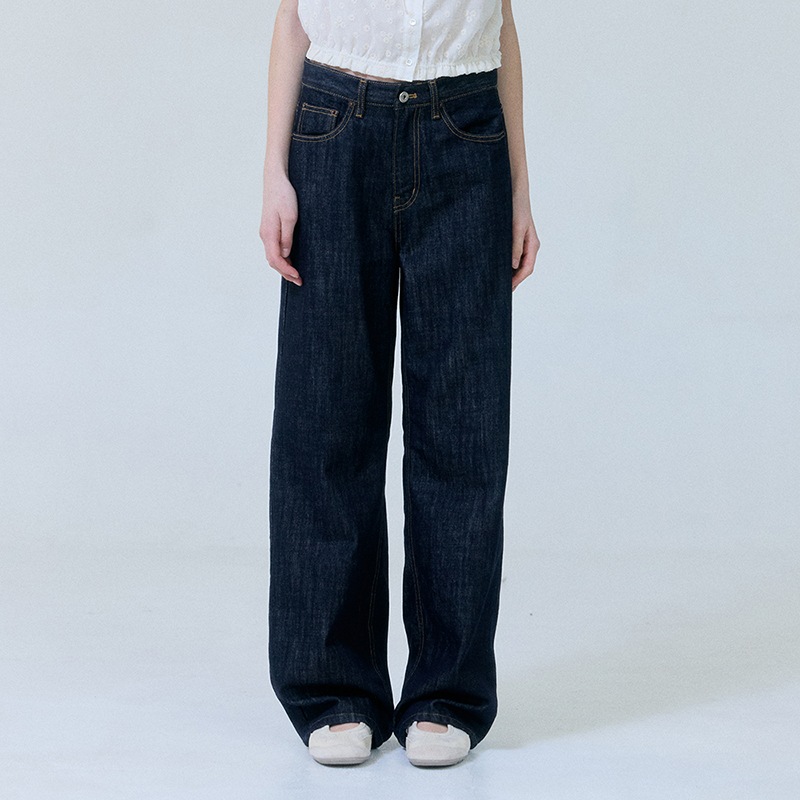 Non-Fade Denim Pants (Indigo)