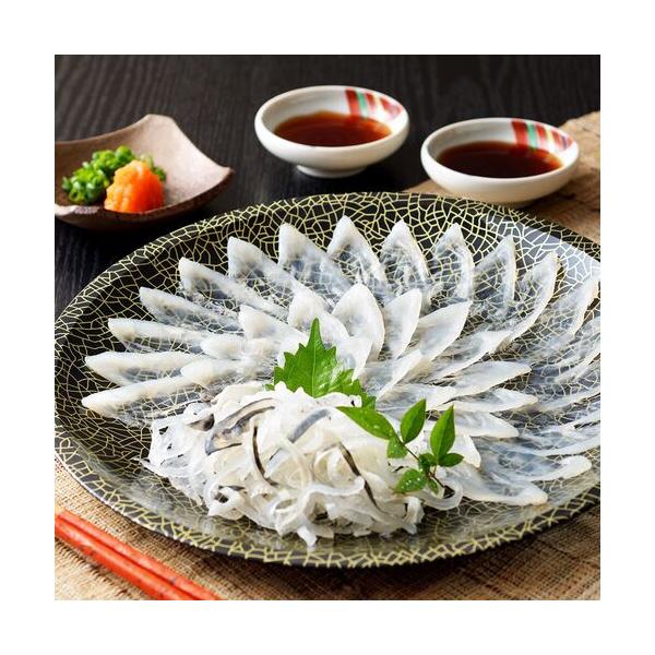 「関とら本店」 とらふく刺身セット （とらふぐ刺身55gとらふぐ皮30g） / ふく ふぐ フグ てっさ