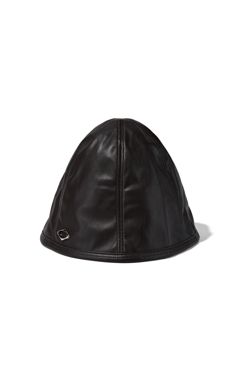 【MISCHIEF】 LEATHER BUCKET HAT : BROWN