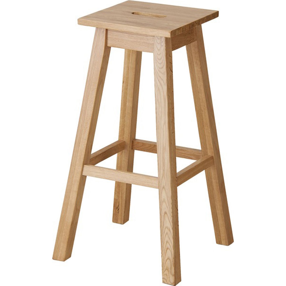 ハイスツール MTK-530NA スツール ナチュラル 角型 おしゃれ シンプル 北欧 天然木 カフェ テラス 椅子 いす イス リビング チェア インテリア サイドテーブル