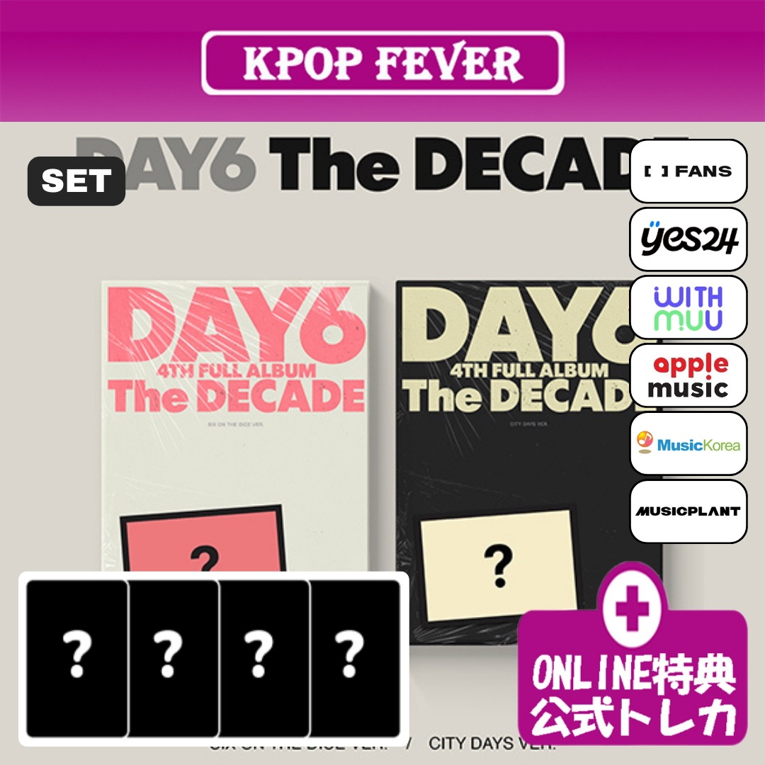 [online特典/2種セット] DAY6 [THE DECADE] Photobook Ver / 4th Full アルバム