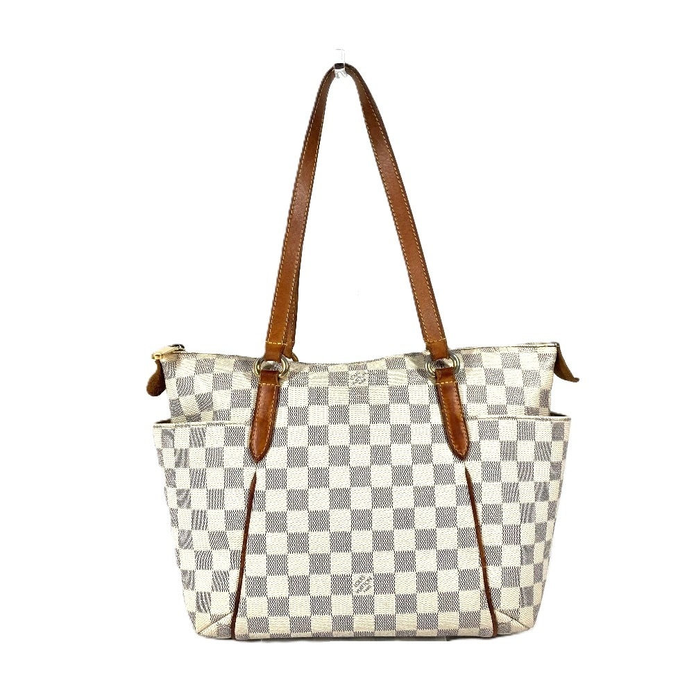 ショルダーバッグ ｃ トータリーPM ダミエアズール カバン トートバッグ 肩掛け ダミエアズールキャンバス ホワイト