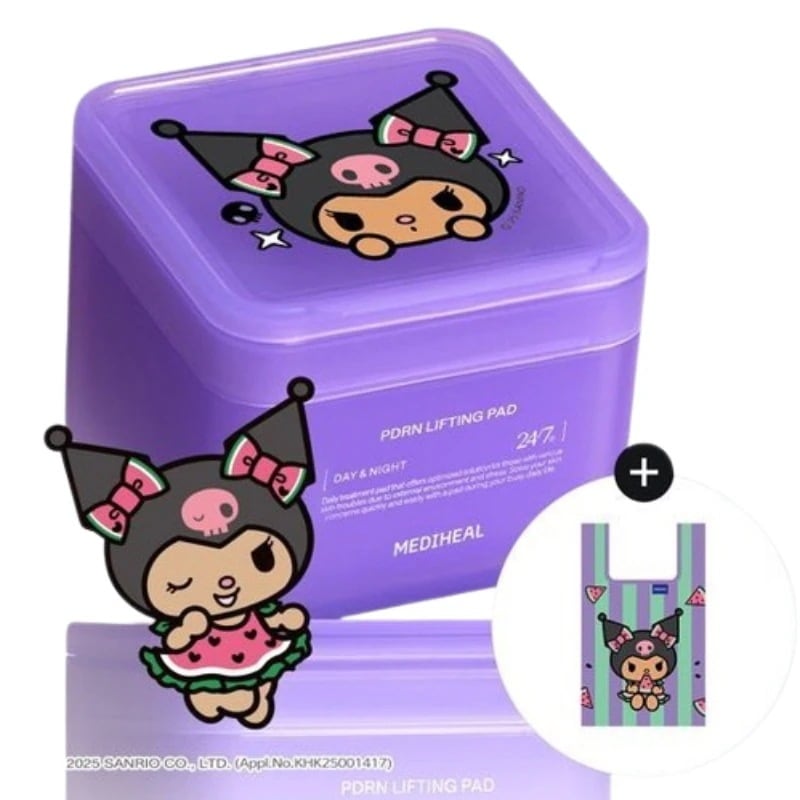 [25SS/New](+マーケットバック贈呈)(1+1)PDRN 毛穴 弾力 パッド 100枚+100枚リフィル #タンニングクロミエディション #sanrio