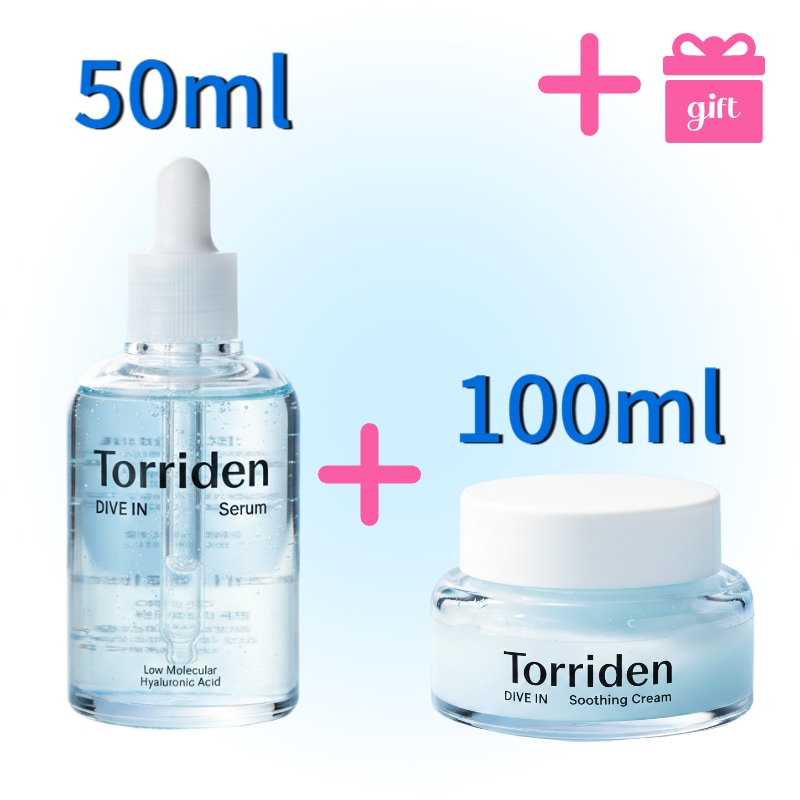【最強セット】ダイブイン セラム 50ml+スージングクリーム 100ml _3秒保湿！導入美容液_インナードライ解消！高保湿なのにベタつかない_5D複合ヒアルロン酸