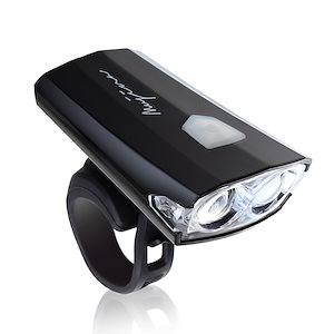 自転車ライト LEDライト ３つの点灯モード USB充電式 耐水性 手のひらサイズ マウント式着脱 本体36gで持ち歩ける