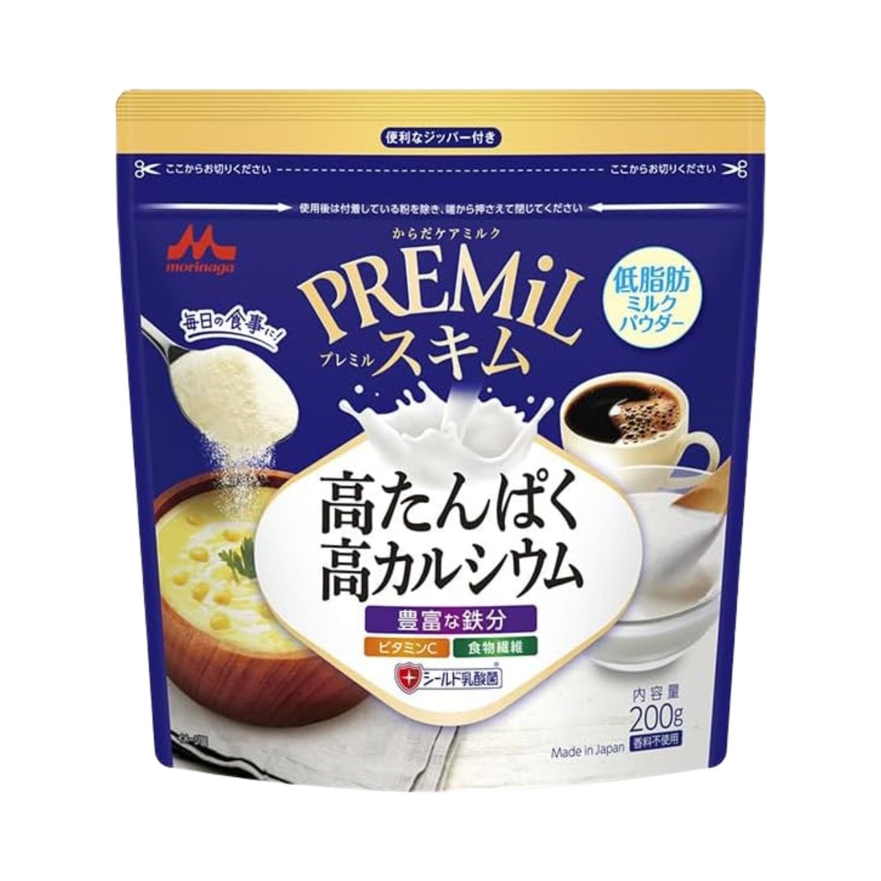 森永 スキムミルク PREMiLスキム 160g 24袋 森永乳業 PREMiL PLUS スキム 業務用 大容量