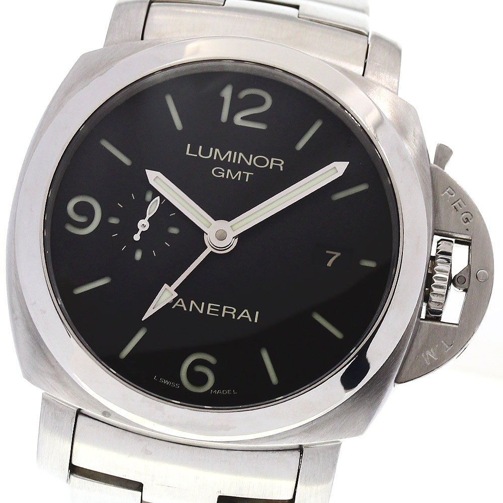 パネライ PANERAI PAM00329 ルミノール 1950 3デイズ GMT 自動巻き メンズ 保証書付き_832269【中古】
