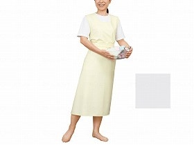 大阪エンゼル 入浴介助エプロン（ひもタイプ） ホワイト L 6013