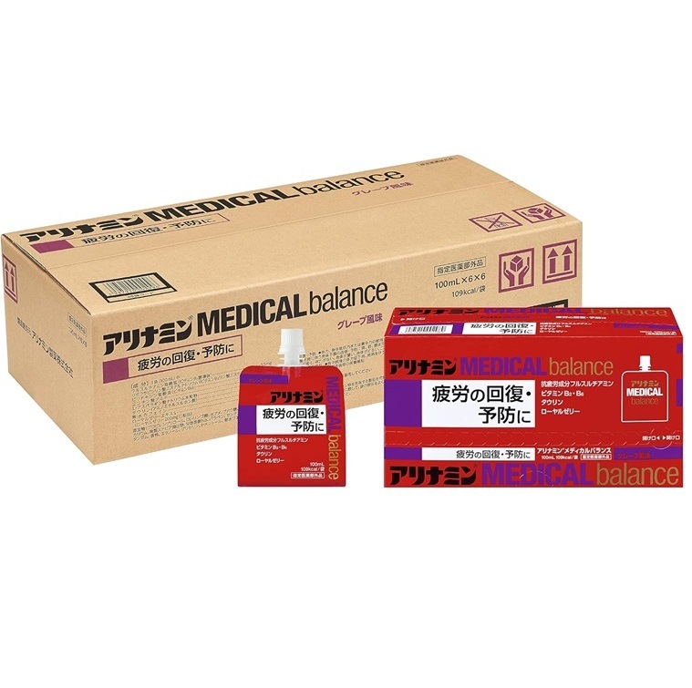 【送料無料】アリナミンメディカルバランス グレープ風味 100mL×1ケース/36本