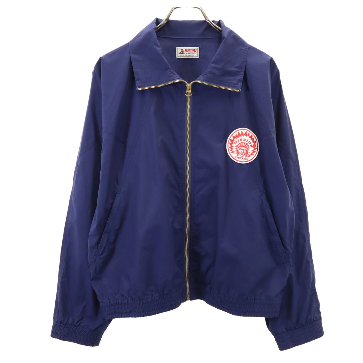 MISSION DISTRICT ミッションディストリクト MD-Z ジャケット M ネイビー ネイティブジャパニーズ メンズ 古着