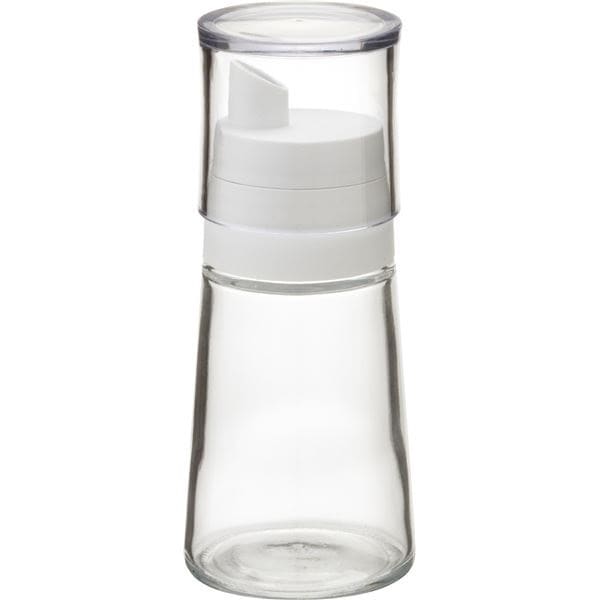 50セット 粉末調味料入れ/ふりかけ入れ Sサイズ ホワイト ふた付き 本体：ソーダガラス スタビアリュクス