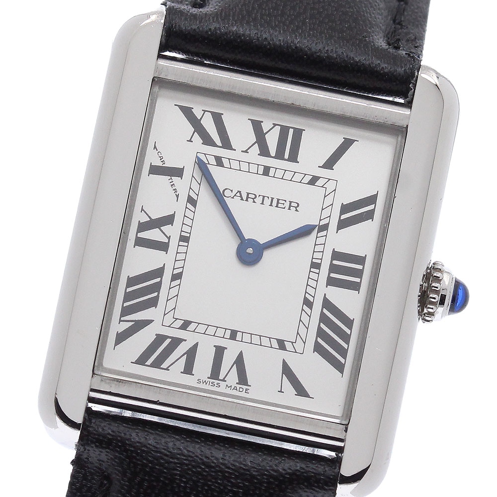 カルティエ CARTIER W5200005 タンクソロSM クォーツ レディース _961600【中古】
