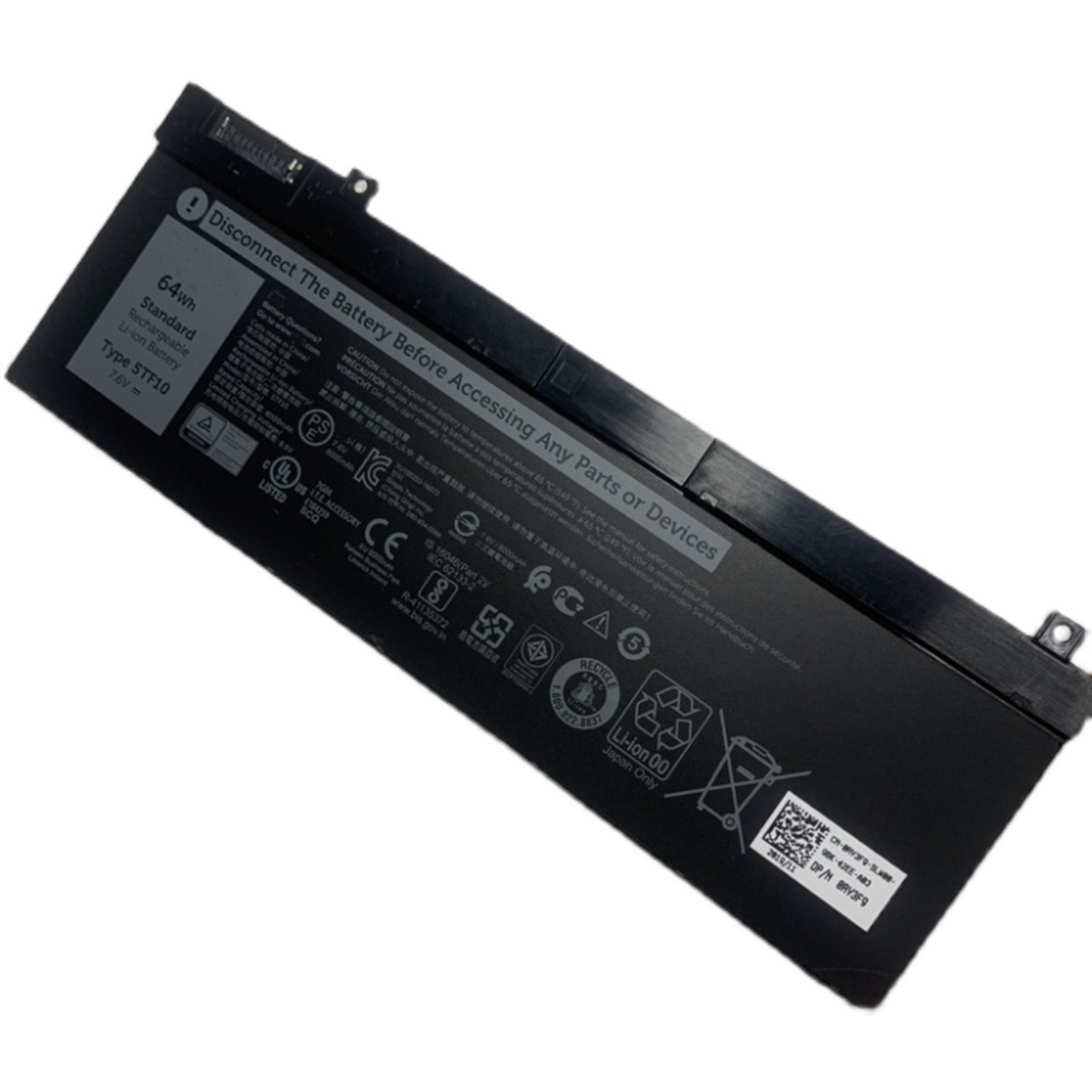 5TF10 バッテリー 5TF10電池 Precision P74F 7730 P34E 5TF10 64Wh 8000mAh 電池・DELLノートパソコン互換 交換用のバッテリー dc909-A16